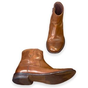 Jeffrey Tyler Station Brown Leather Boots size 8.5